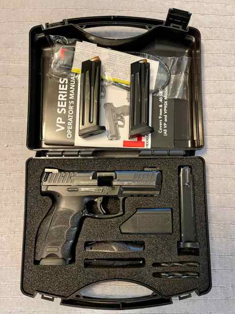 HK VP9, 9mm with TFO night sights 