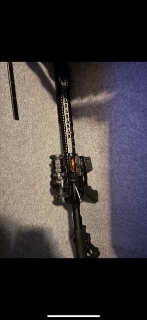 Smith and Wesson AR with vortex 3x sight