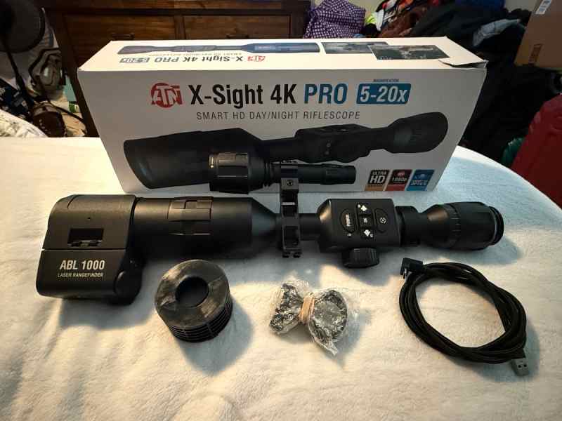 ATN X-Sight 4k Pro 5-20x w/ABL 1000 Rangefinder