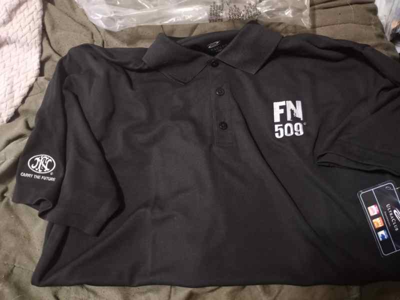 FN 509 Black Polo Shirt brand new 30.00 OBO