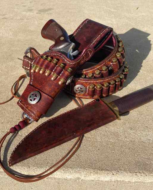 .357 Cowboy Rig Holster(3.5 inch barrel) + Belt