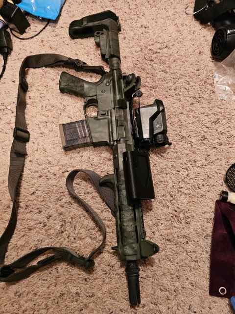 300 blackout AR-15 with thermal