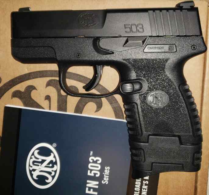 FN 503 9mm compact pistol NEW Unfired