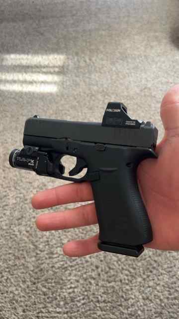 Glock 43x with light/optic