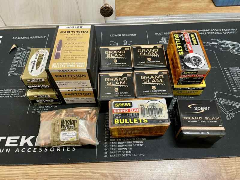 Nosler and Speer Bullets- CHEAP 