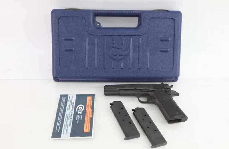 Colt 1991A1 45acp 5&quot; Matte Blue Factory Box