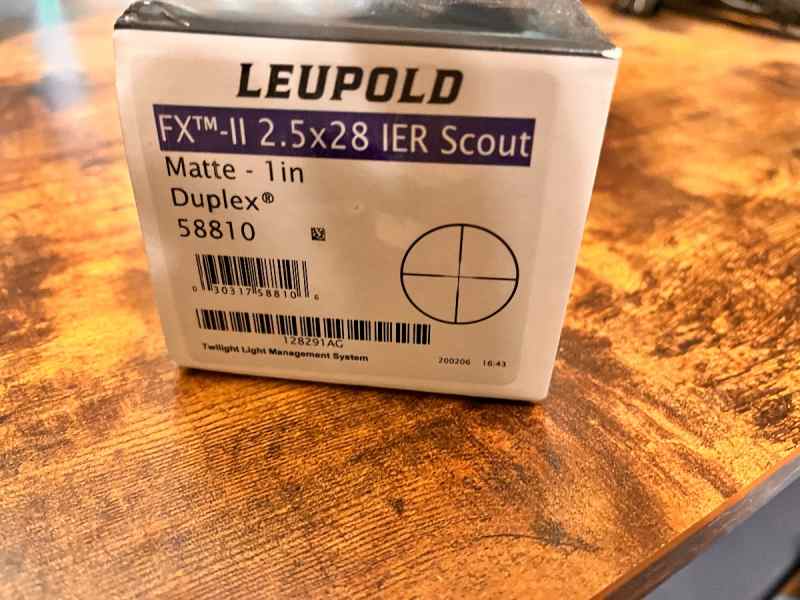 Leupold scout scope