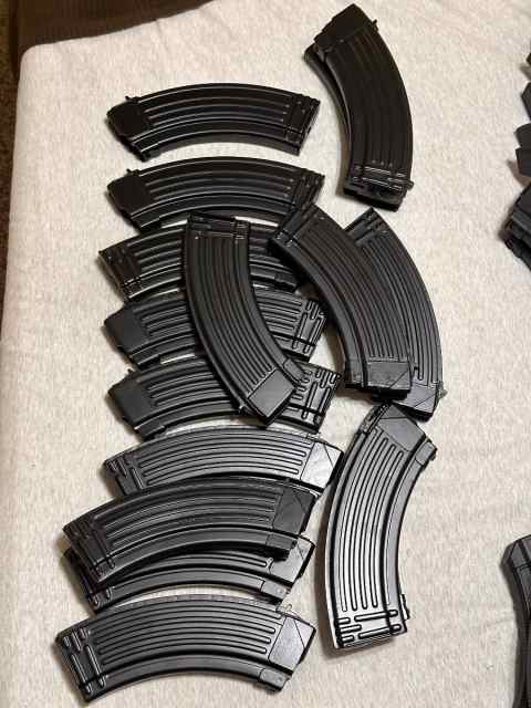 10x Polish 7.62 AK mags 