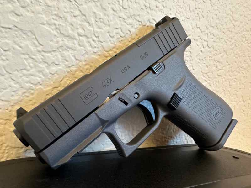 Glock 43X MOS - GREY Frame (9mm) - New In Box