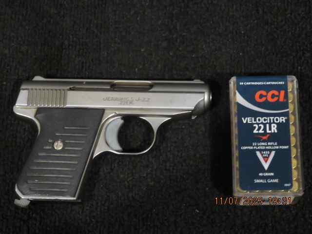 Jennings 22 LR Pistol with Ammo by Bryco Arms
