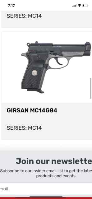 Anyone have a GIRSAN MC14G84 beretta  cheetaclone 