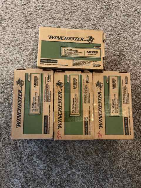 Winchester M855 5.56 Ammo