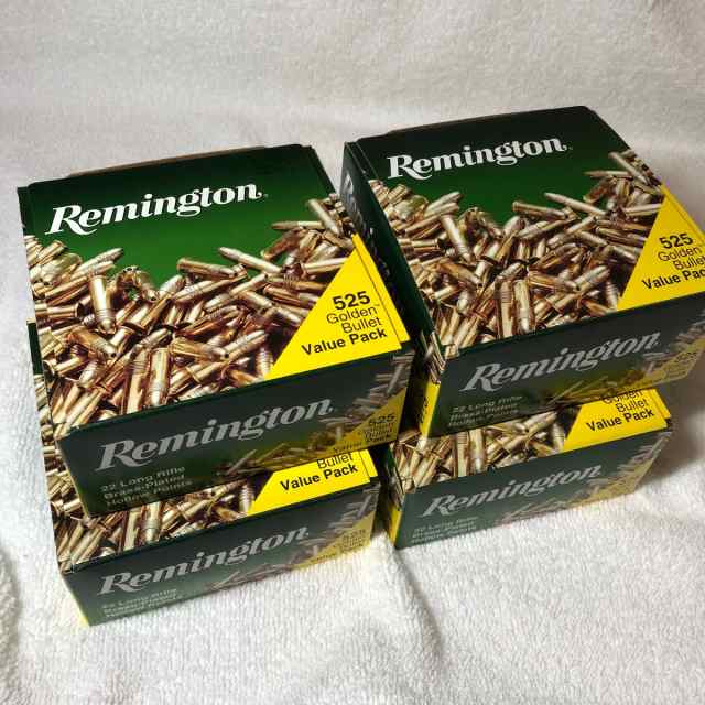 22LR Remington Golden Bullet 4 boxes