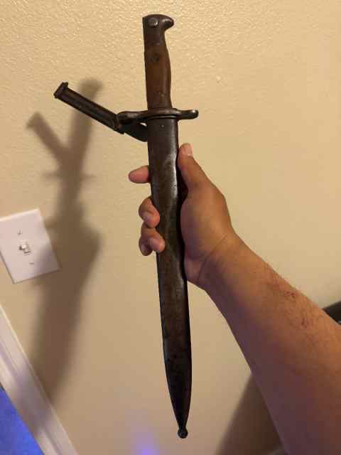US Krag rifle bayonet 