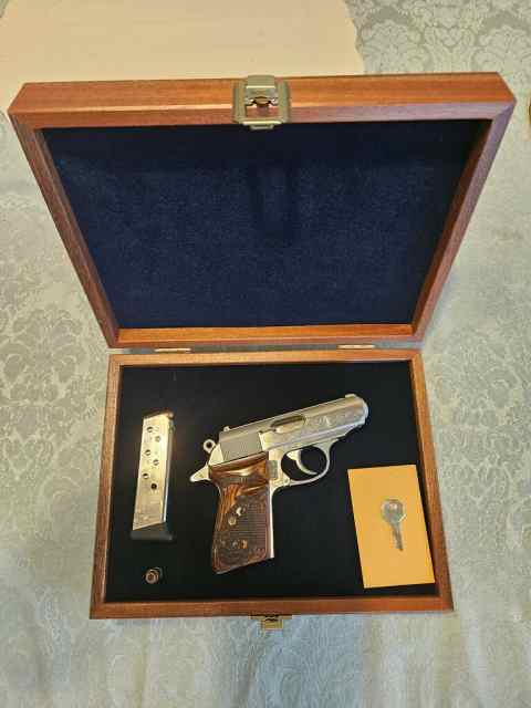 WALTHER PPK FACTORY ENGRAVED STAINLESS
