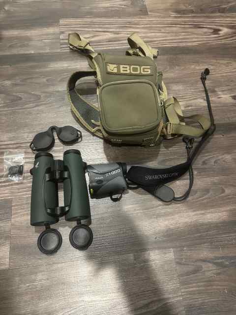 Swarovski EL 10x42 with harness and rangefinder