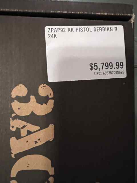 Zastava Zpap92 24k Gold Plated