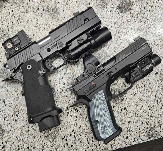 CZ SHADOW AND SPRINGFIELD PRODIGY 