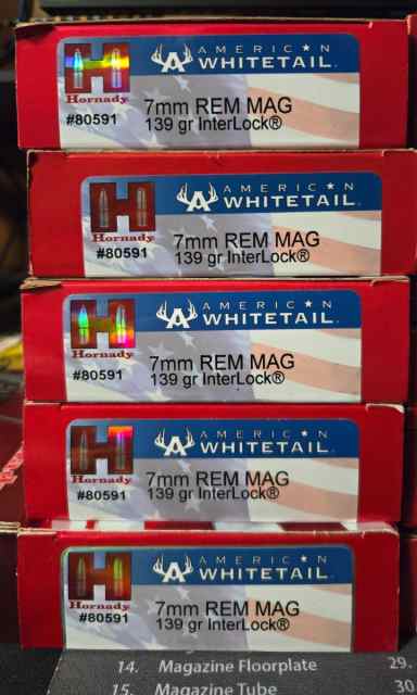 Hornady american whitetail 7mm 139 grain