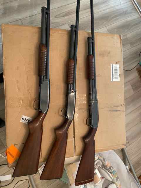 Winchester Model 12 Set - 12, 16, and 20 Gauge 