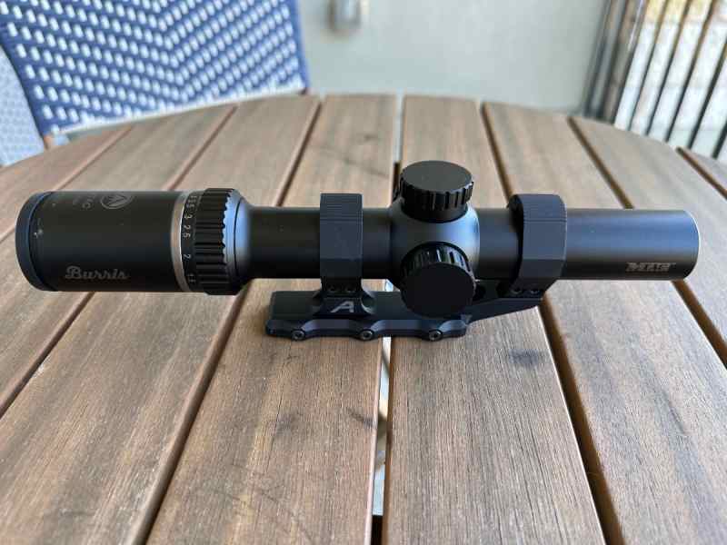 Burris MTAC 1-4 X24 Illuminated ballistic CQ