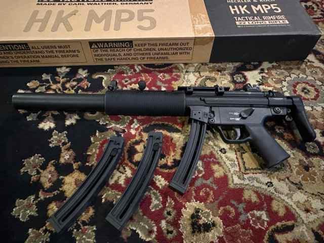 DIVORCE FIRE SALE - MP5 SD .22lr rifle