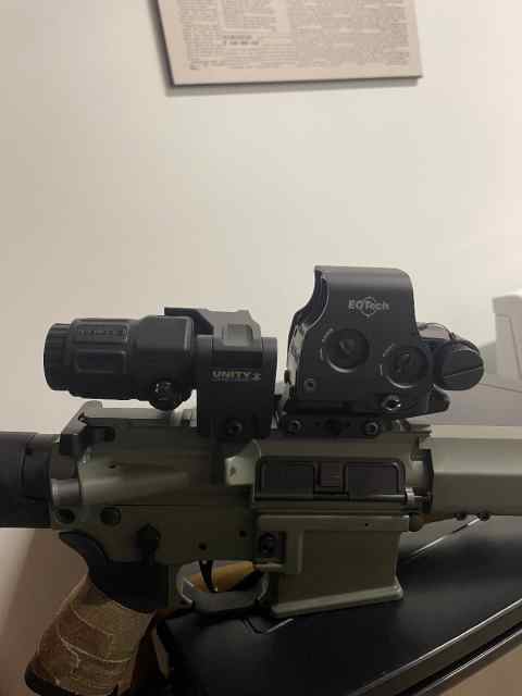 Eotech and G45 magnifier w/ Unity mounts