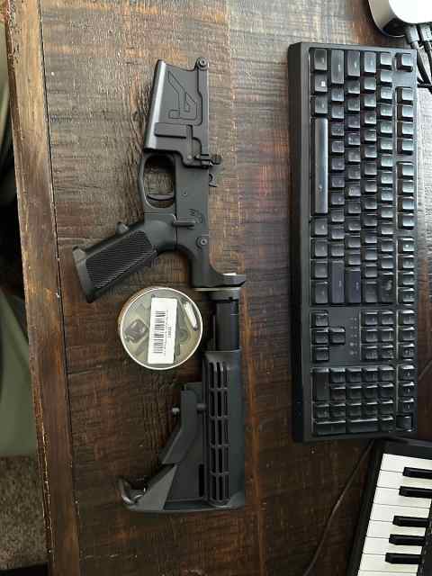 Complete aero precision m5 lower with larue mbt2