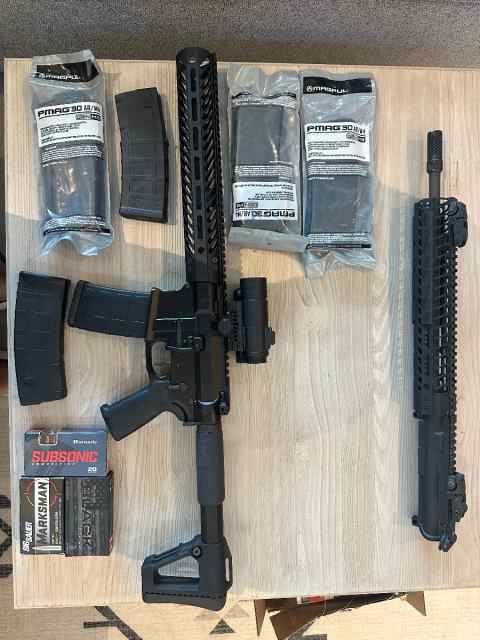 Noveske/Spikes Tactical AR Bundle 300 BLK and 5.56