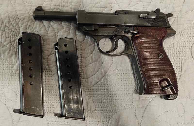 WW2 Walther P38 AC 44 Pistol  Nazi markings