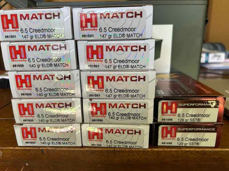 Hornady 6.5 creedmor ammo