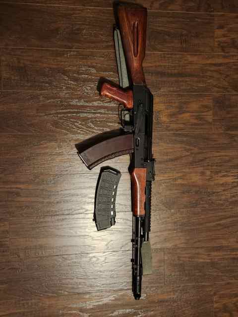 Waffen werks ak74 5.45x39 plum bakelite 