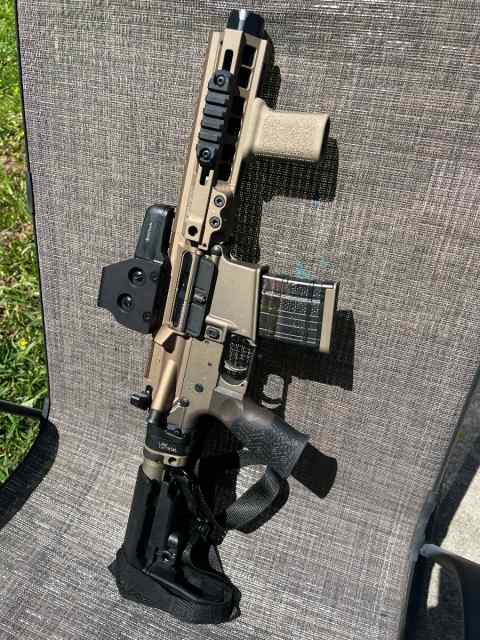 Geissele PDW 300blk law folder for auto shotgun 