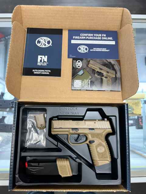 FN REFLEX 9MM FDE (WARF ARMS)