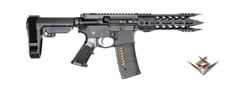 300 BLACKOUT DELUX AR 15 8″ Pistol w UPGRADES