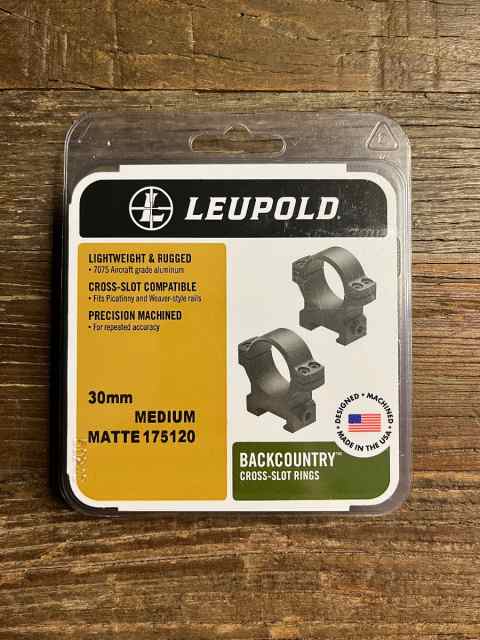 Leupold Backcountry 30mm Rings