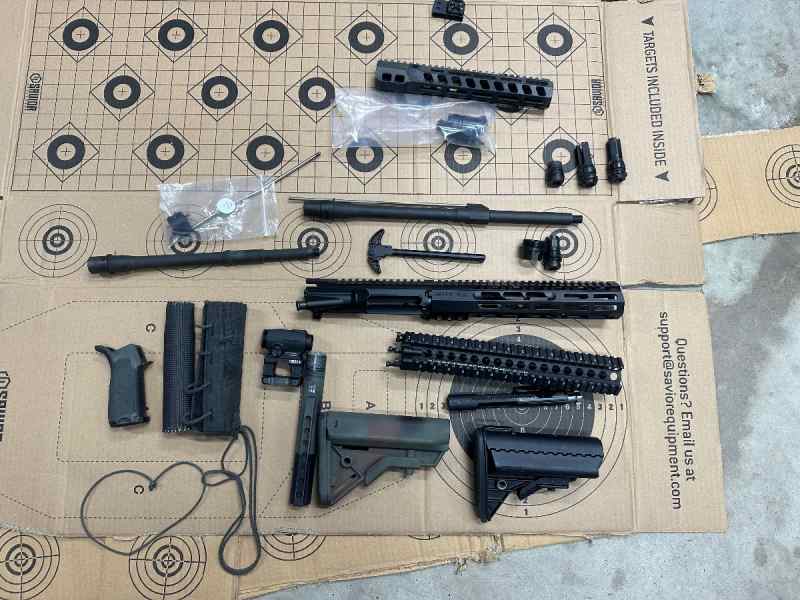 Uppers, hand guards and other misc parts 