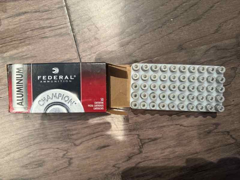 NEW ALUMINUM FEDERAL AMMUNITION 9mm
