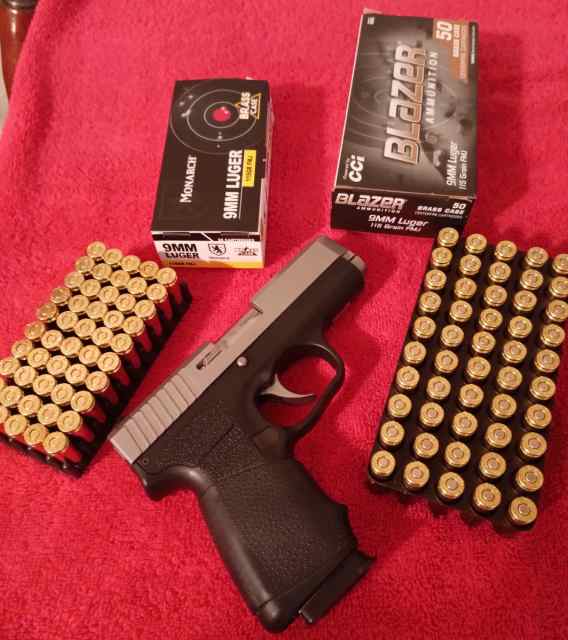 Kahr CW9 9mm and ammo (PENDING SALE)