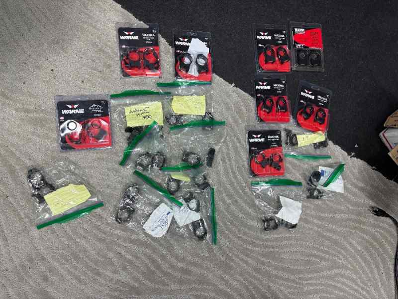 19 sets of Warne scope rings $225