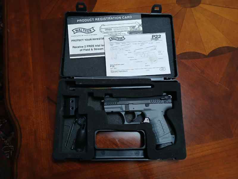 Walther p22 in case