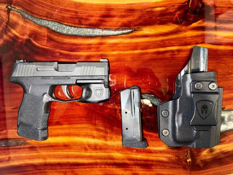 P365 optics ready with holster and light 