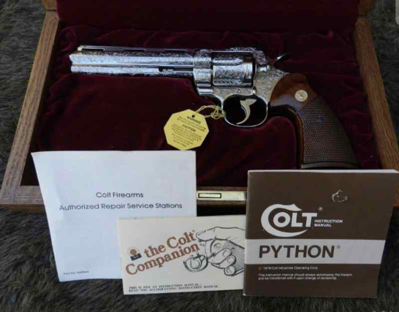 Colt Python, 357 Magnum, 6&quot; Nickel