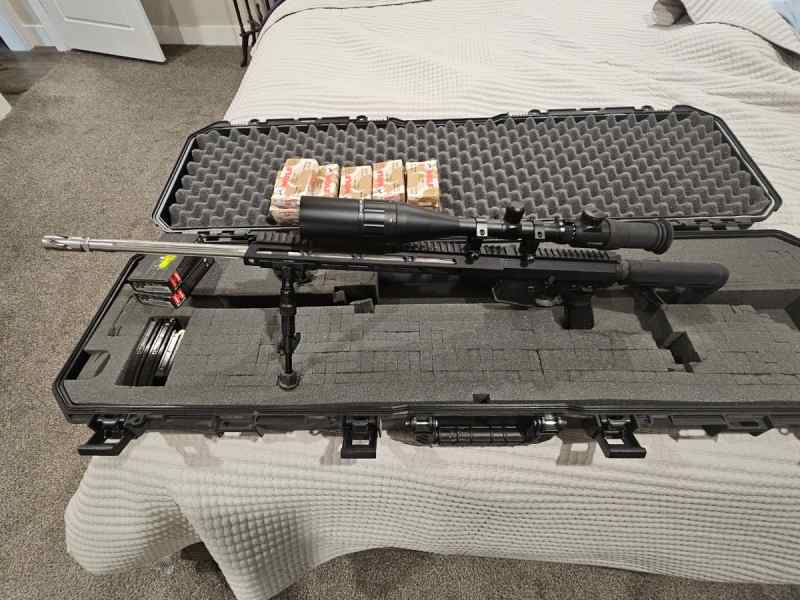 6.5 Grendel 22&quot; stainless fluted with case/ammo