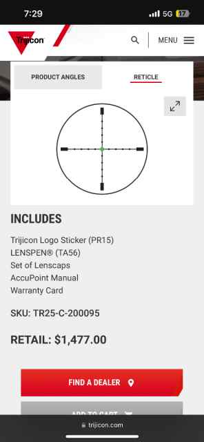 Trijicon Accupoint 1-6x24