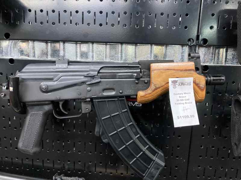 CENTURY ARMS MICRO DRACO 7.62x39 GOLDING BRACE