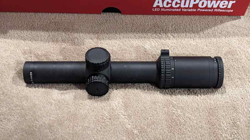 TRIJICON 1 - 4 X 24mm AccuPower scope