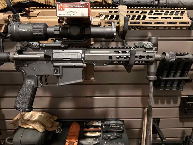 Barrett 6.8 SPC upper on Colt “piston carbine” low