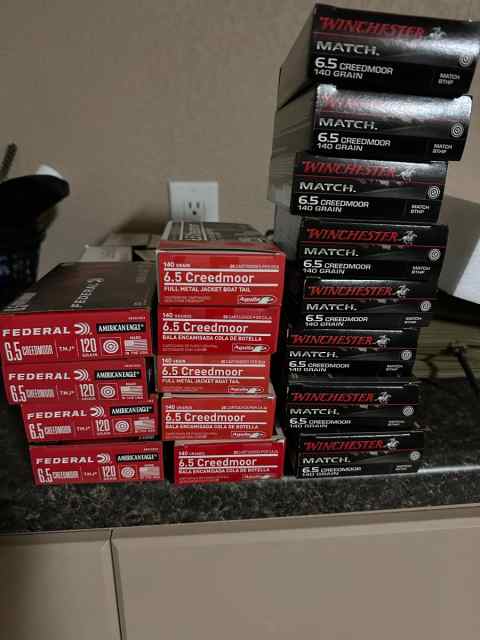 6.5 Creedmoor  - 340 rounds 