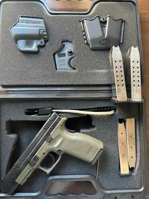 Springfield XD-9 Tactical 5&quot; OD